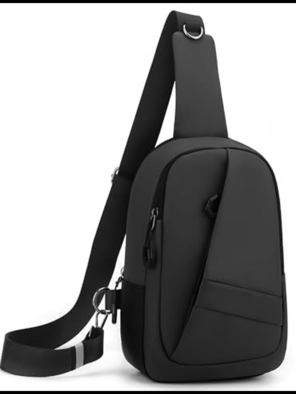 Unisex Crossbody Sling Bag Water Resistant Multi-Pocket EDC Backpack